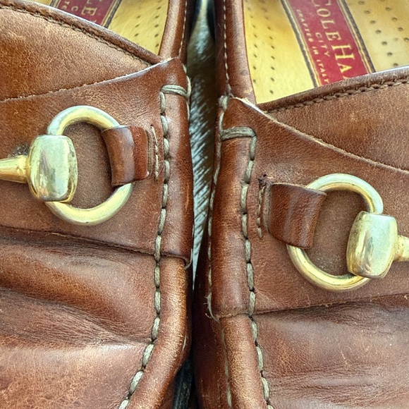 Horsebit Leather Loafers with Gold Accent by Cole Haan Size Men’s 9 M - Picture 12 of 12